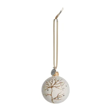 Cadelia julkula kvist Ø6 cm - white-light gold - Lene Bjerre