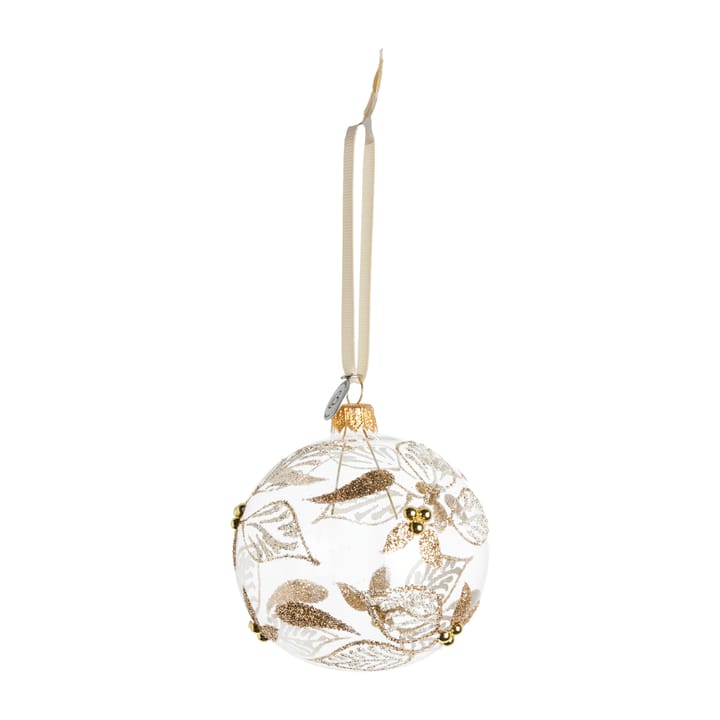 Cadelia julkula löv Ø8 cm, clear-light gold Lene Bjerre