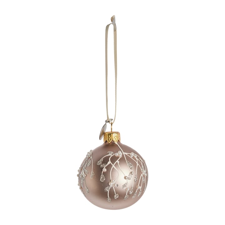 Cadelia julkula mistel Ø6 cm, powder-light gold Lene Bjerre