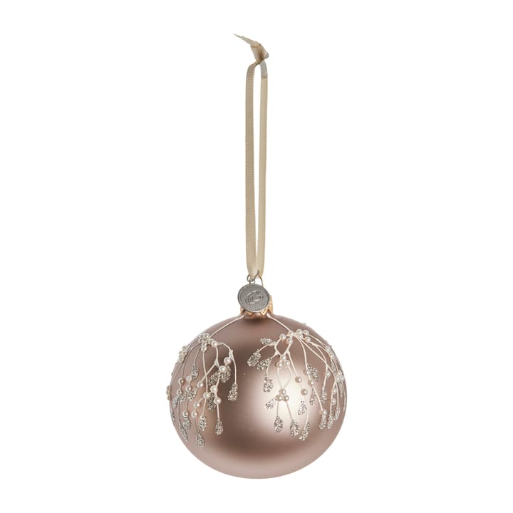 Cadelia julkula mistel Ø8 cm, powder-light gold Lene Bjerre