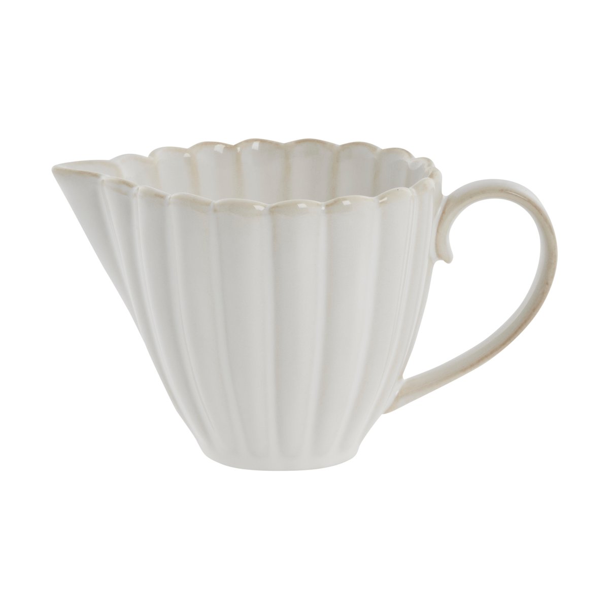 Lene Bjerre Camille melkekanne Off White | Skandinavisk Design | Fløtemugger | Hvit