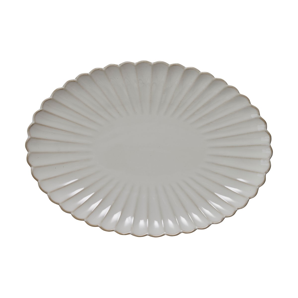 Lene Bjerre Camille serveringssål 36x25,5 cm Off White