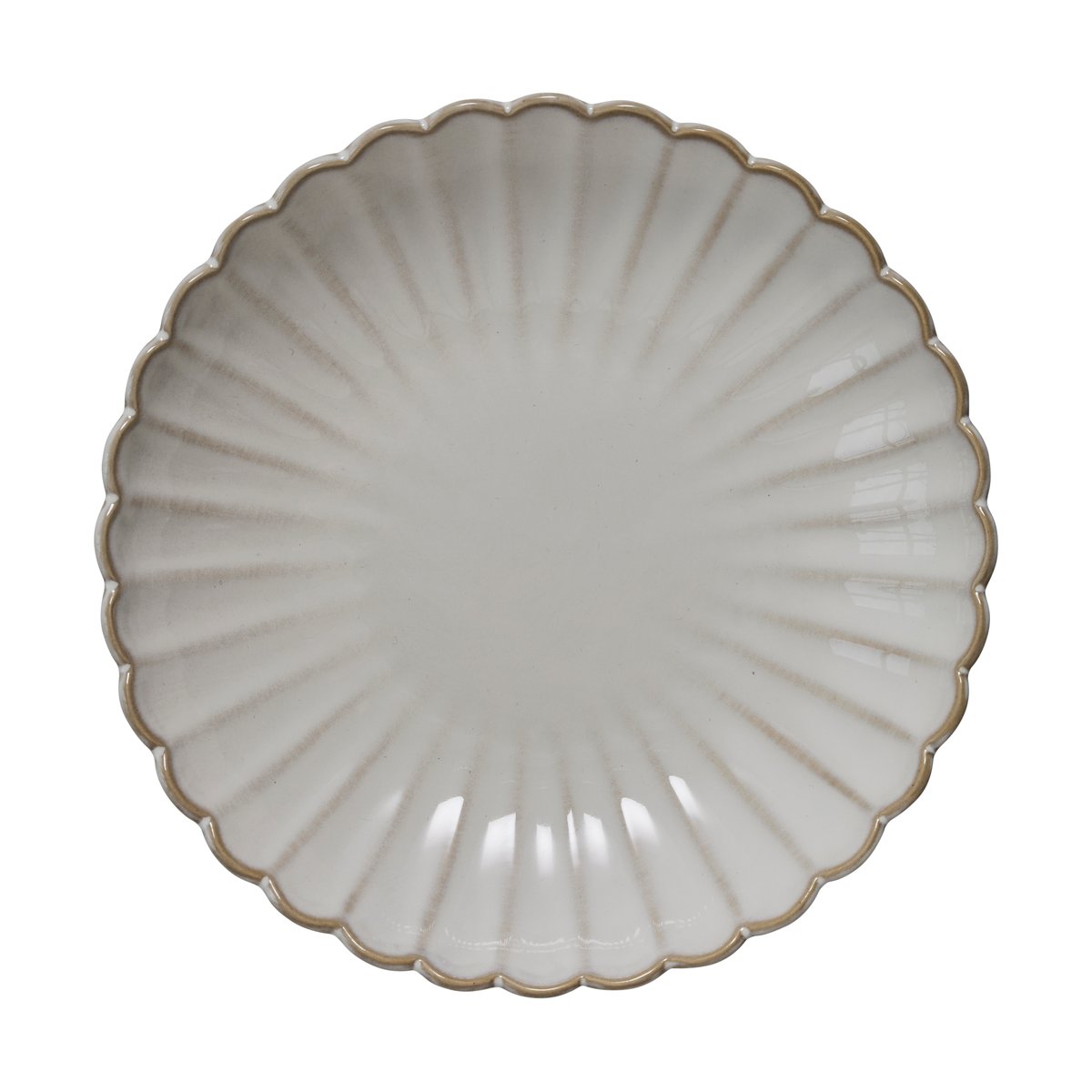 Lene Bjerre Camille tallerken Ø19 cm Off White