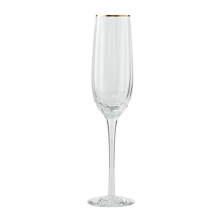 Claudine champagneglass 23,5 cl - Clear-light gold - Lene Bjerre