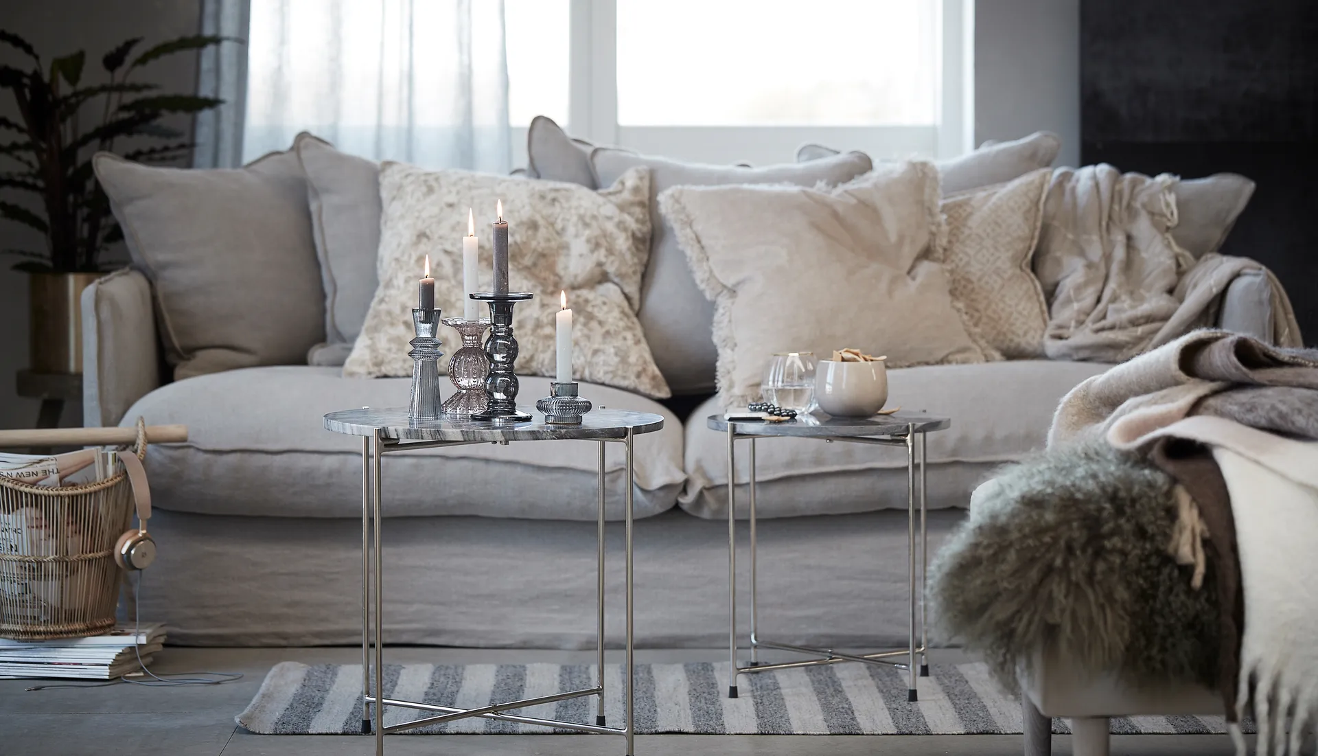 Claudine drikkeglass 49 cl, Clear-light gold Lene Bjerre