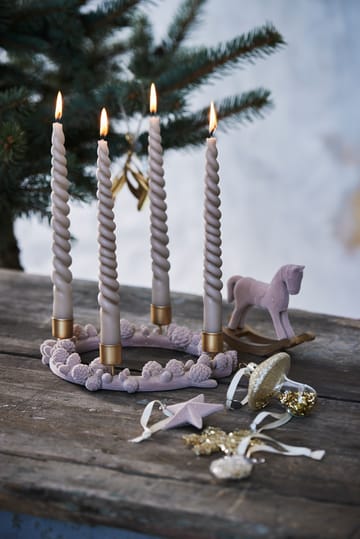 Cristelle julhänge 9 cm - light gold - Lene Bjerre
