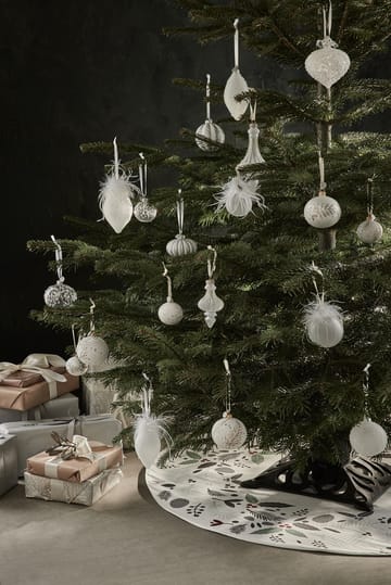 Cristelle julkula Ø12 cm - white - Lene Bjerre