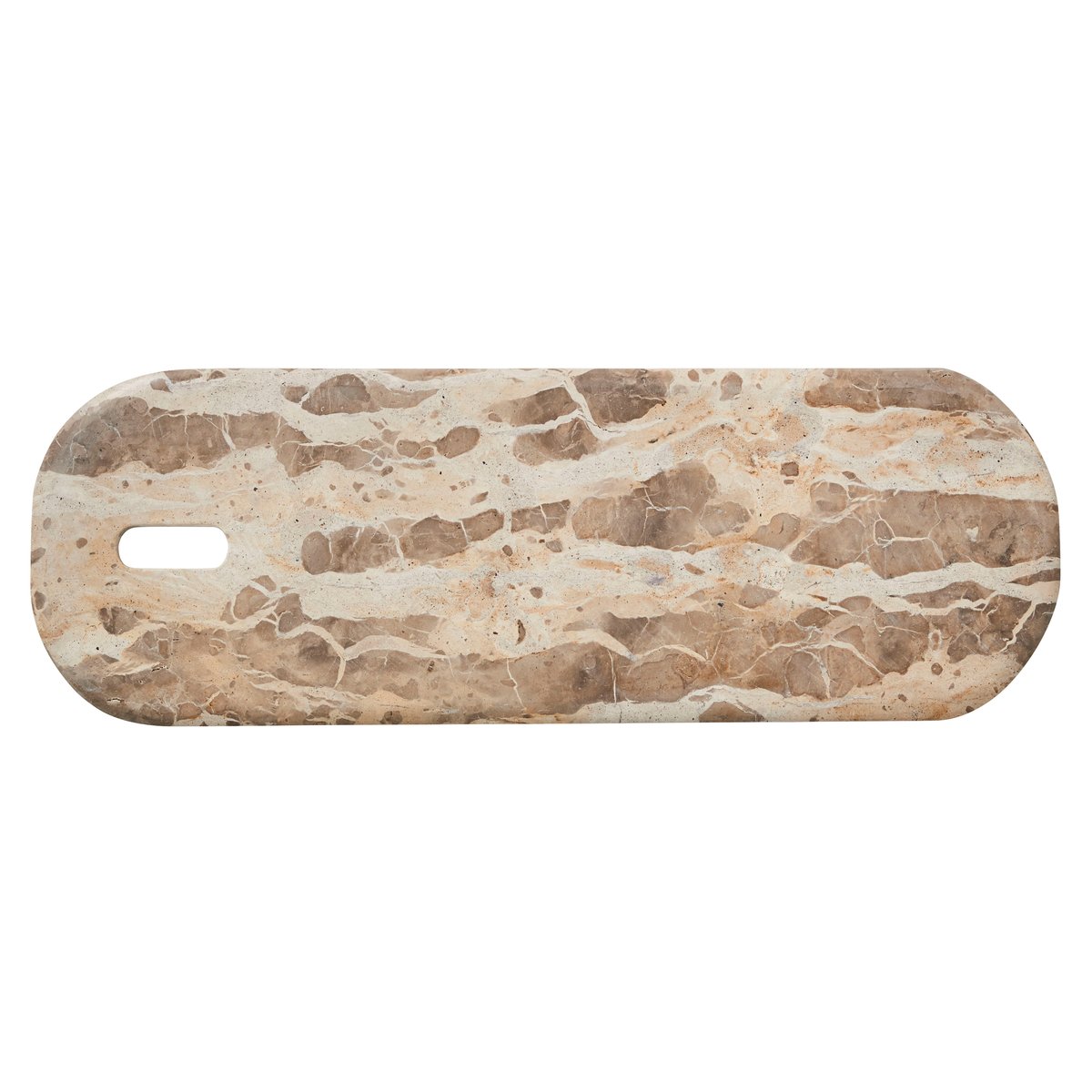 Lene Bjerre - Ellia skjærebrett 60x20 cm sand marmor