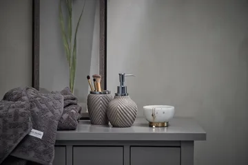 Ellia skål Ø10 cm - Hvit-gull - Lene Bjerre