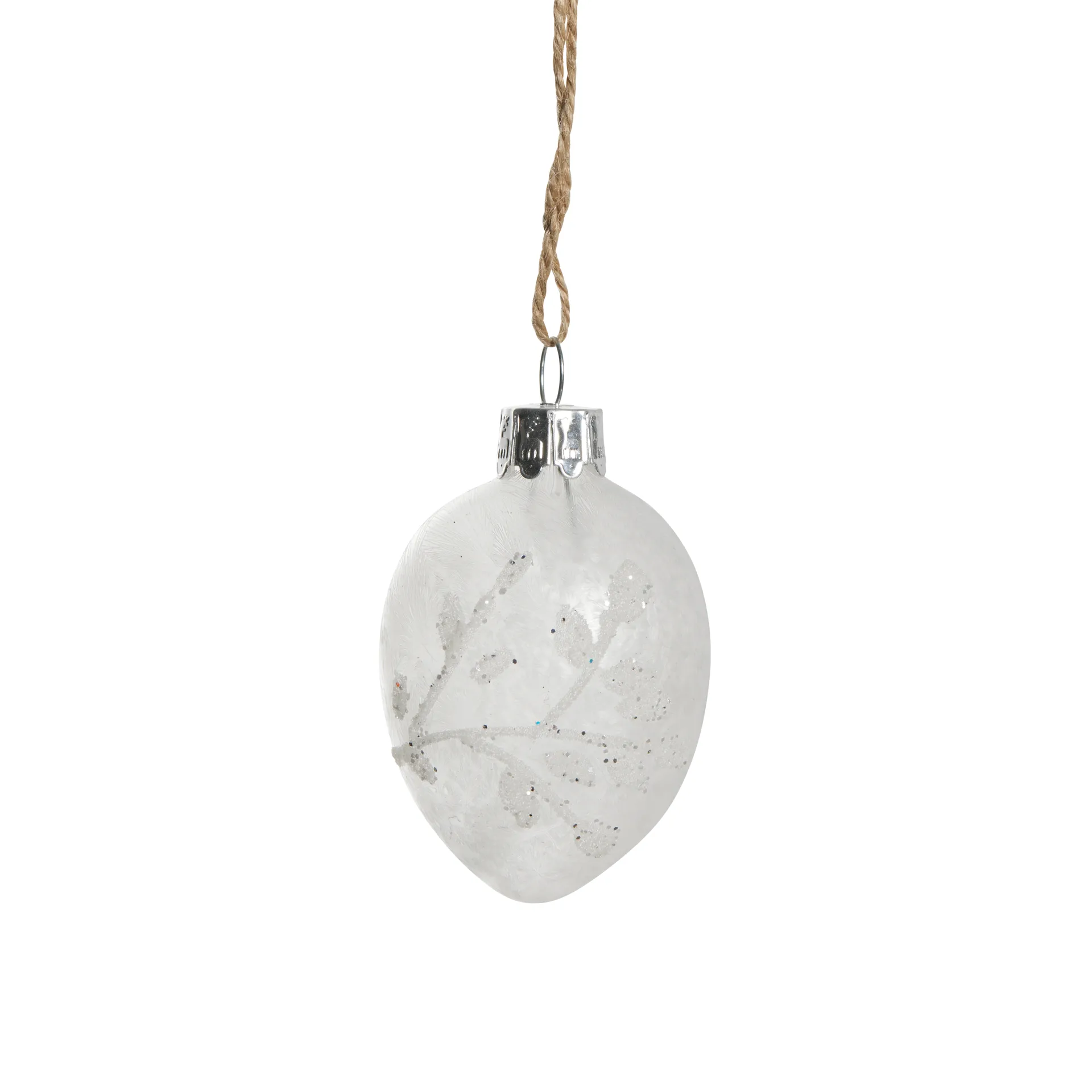 Emille påskepynt 6 cm, White Lene Bjerre