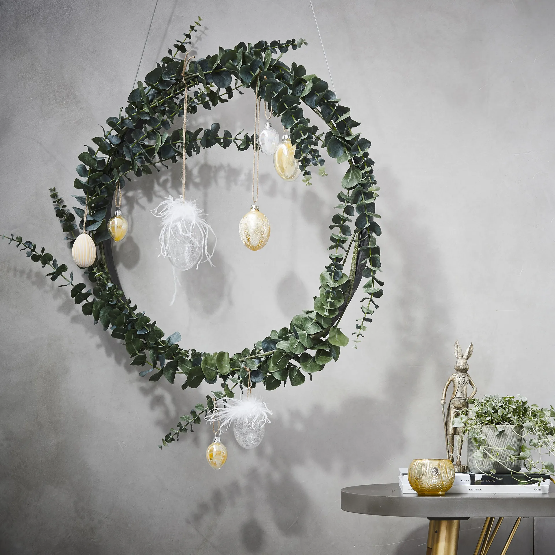 Estinia påskepynt 8,5 cm, Mauve chalk Lene Bjerre