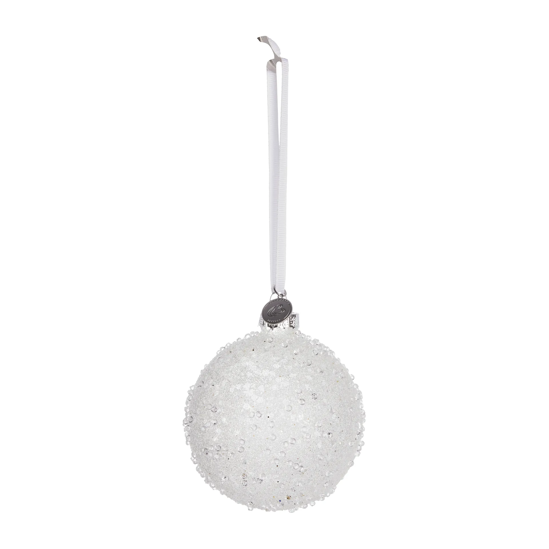 Faye julkula Ø8 cm, white Lene Bjerre