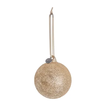 Glitteria julkula Ø10 cm - light gold - Lene Bjerre