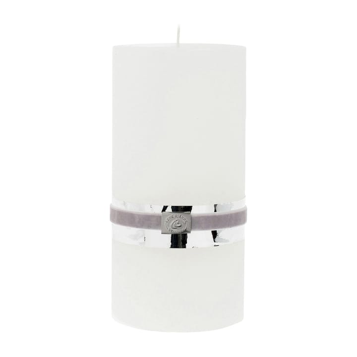 Lene Bjerre Rustic lys - hvit 20 cm - Lene Bjerre