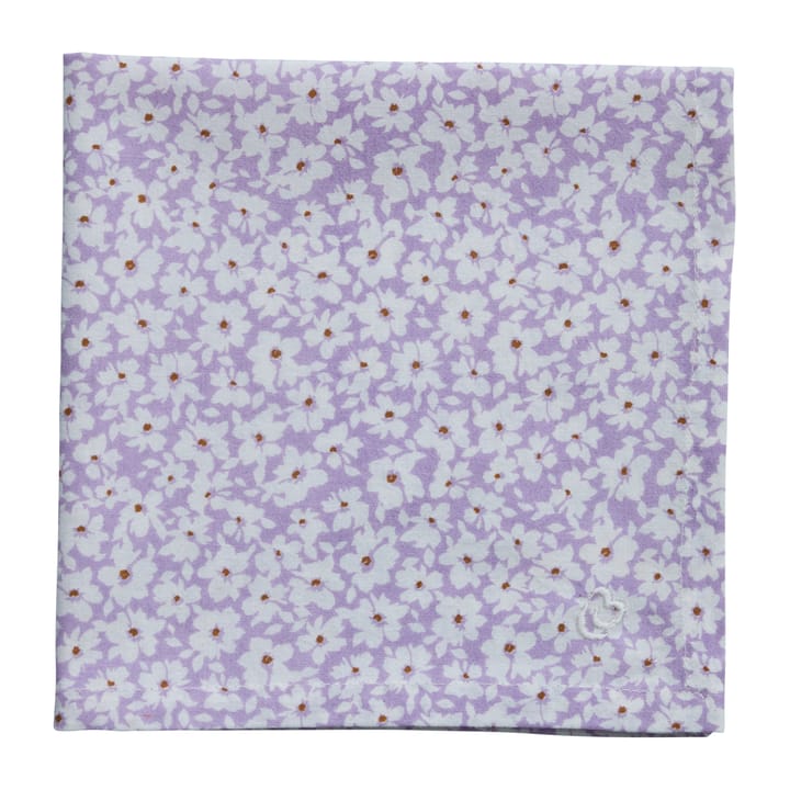 Liberte serviett 40 x 40 cm - Lilac-white - Lene Bjerre