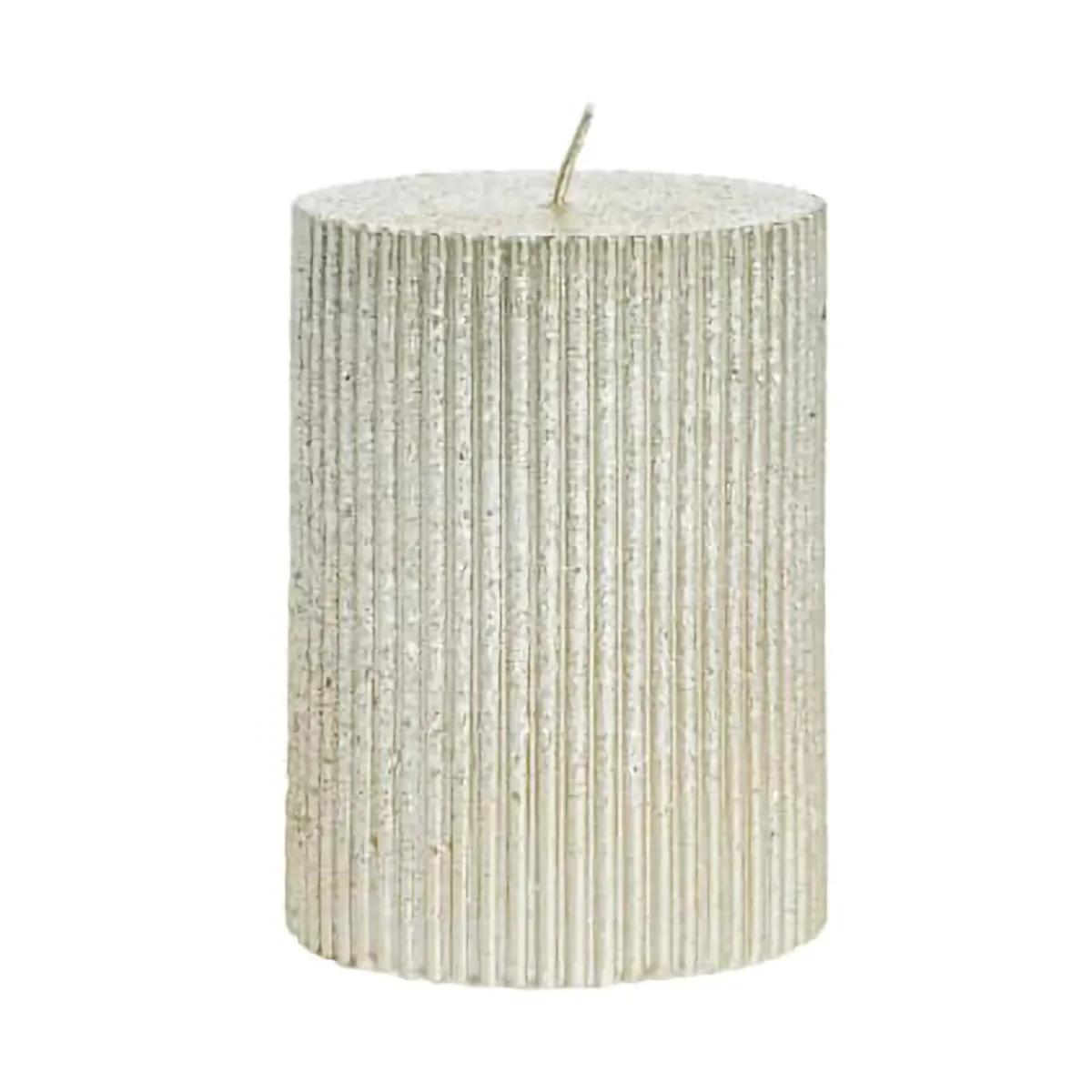 Lissa lys Ø7x10 cm, Lys gull Lene Bjerre