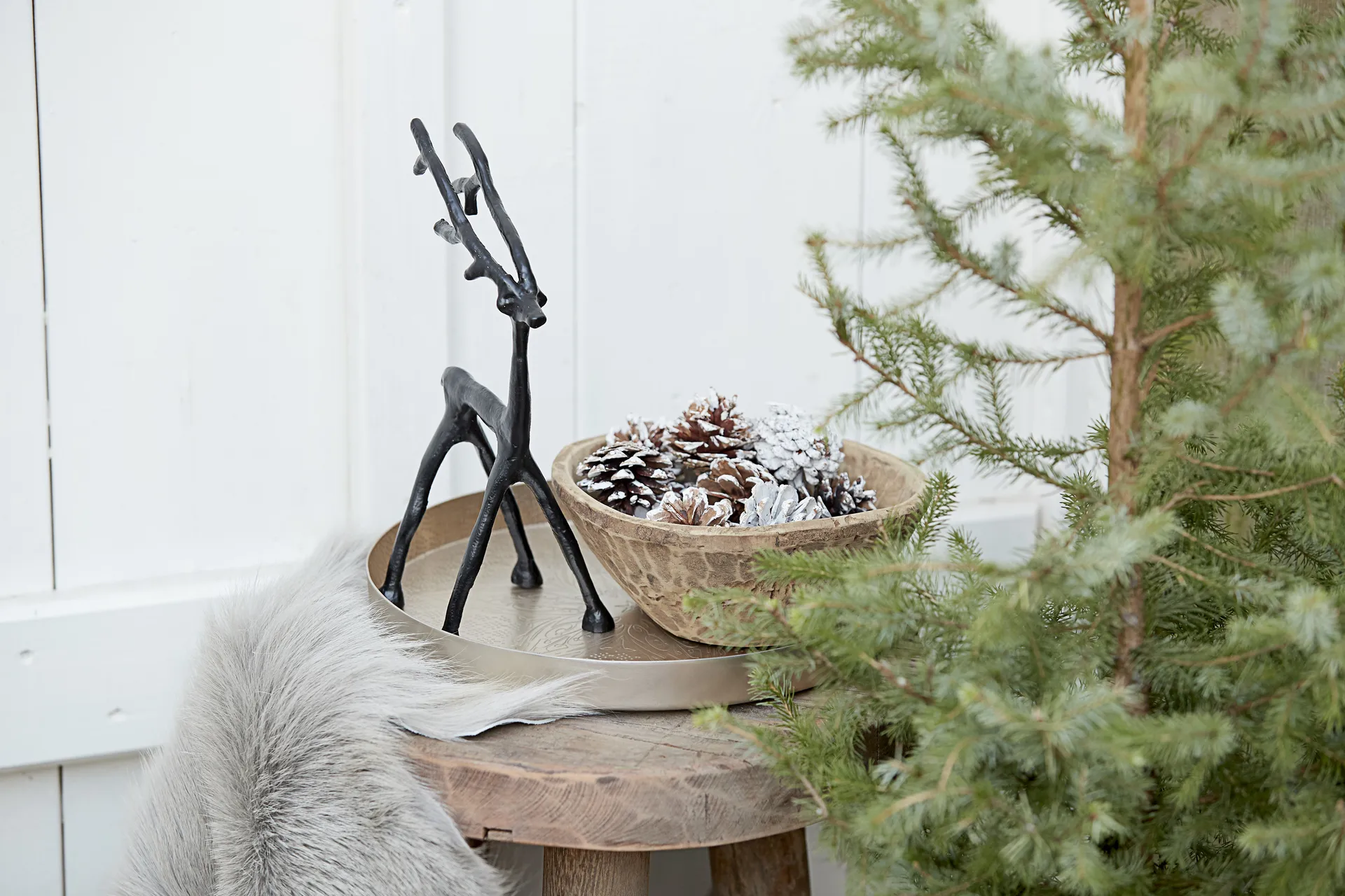 Marely reinsdyr 27 cm, Sort Lene Bjerre