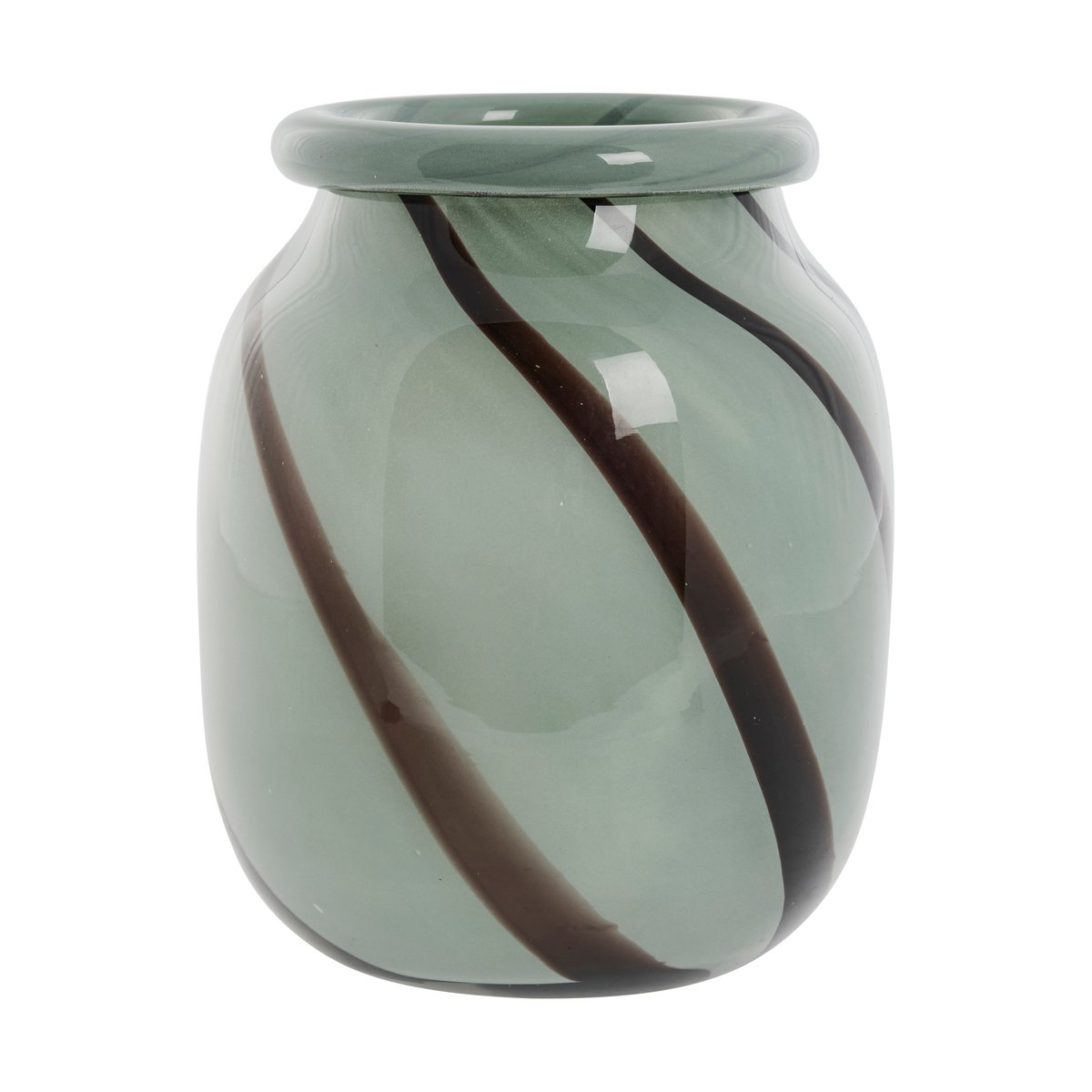 Bilde av Lene Bjerre Marena vase Ø16 cm Green-black
