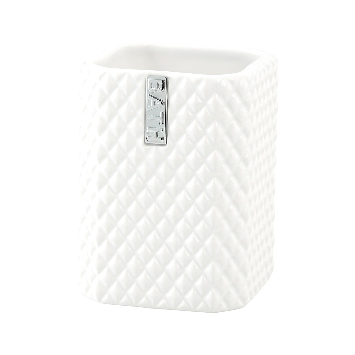 Lene Bjerre Marion tannbørstekopp 10,5 cm White-silver