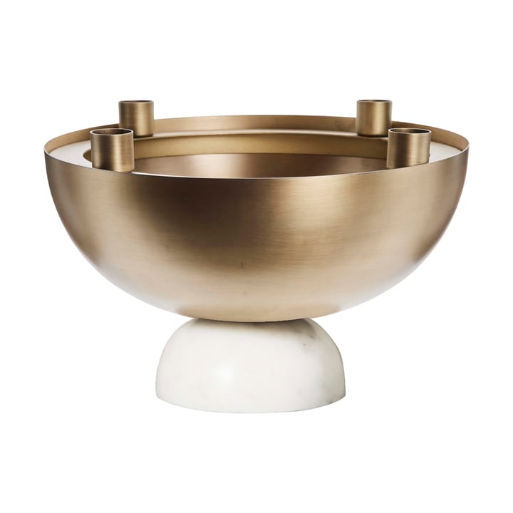 Marmilla adventslysestake Ø 26 cm, White-light gold Lene Bjerre