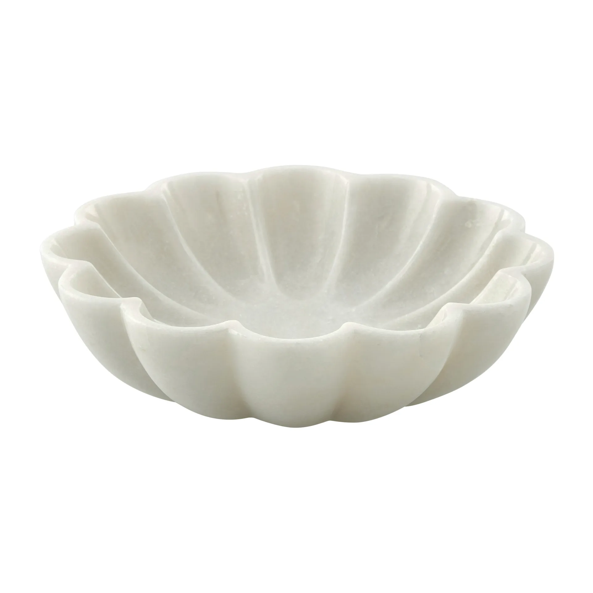 Marmilla dekorasjonsskål marmor white, Ø 20 cm Lene Bjerre