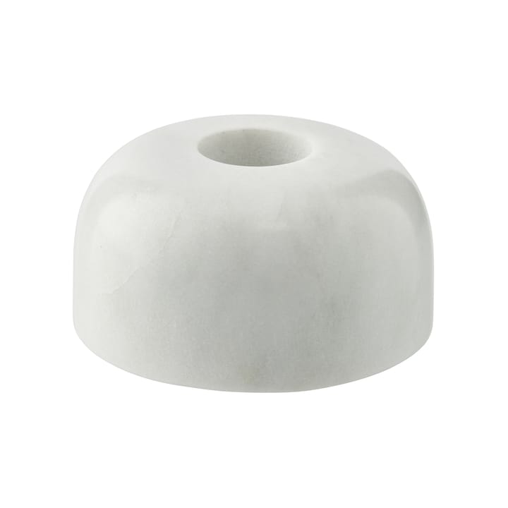 Marmilla lysestake Ø 7,5 cm - White marble - Lene Bjerre