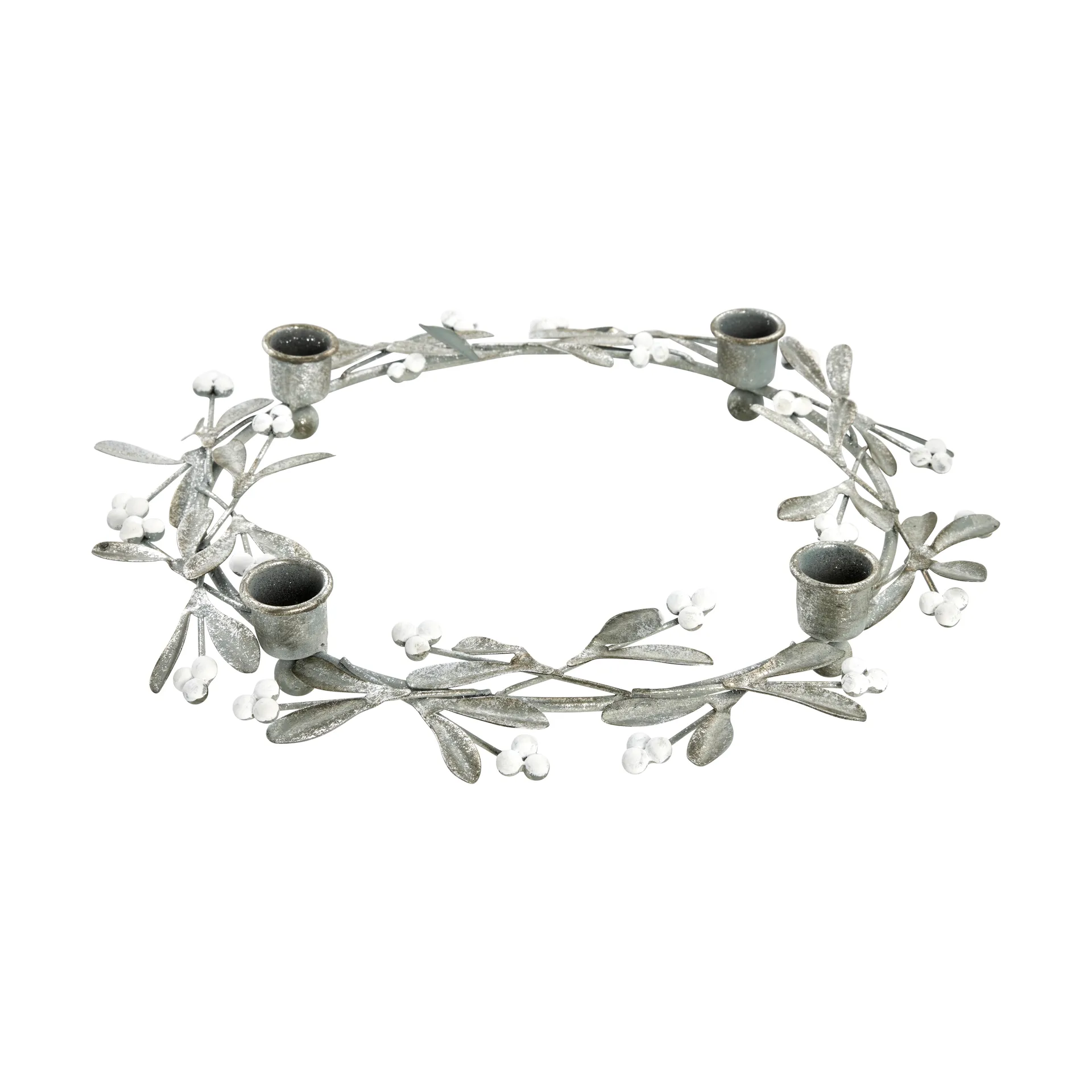 Missie adventslysestake Ø 33 cm, Silver Lene Bjerre