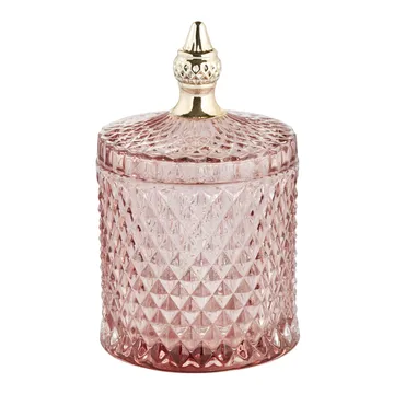 Miya oppbevaringsboks med lokk Ø10,5 cm - Misty rose - Lene Bjerre