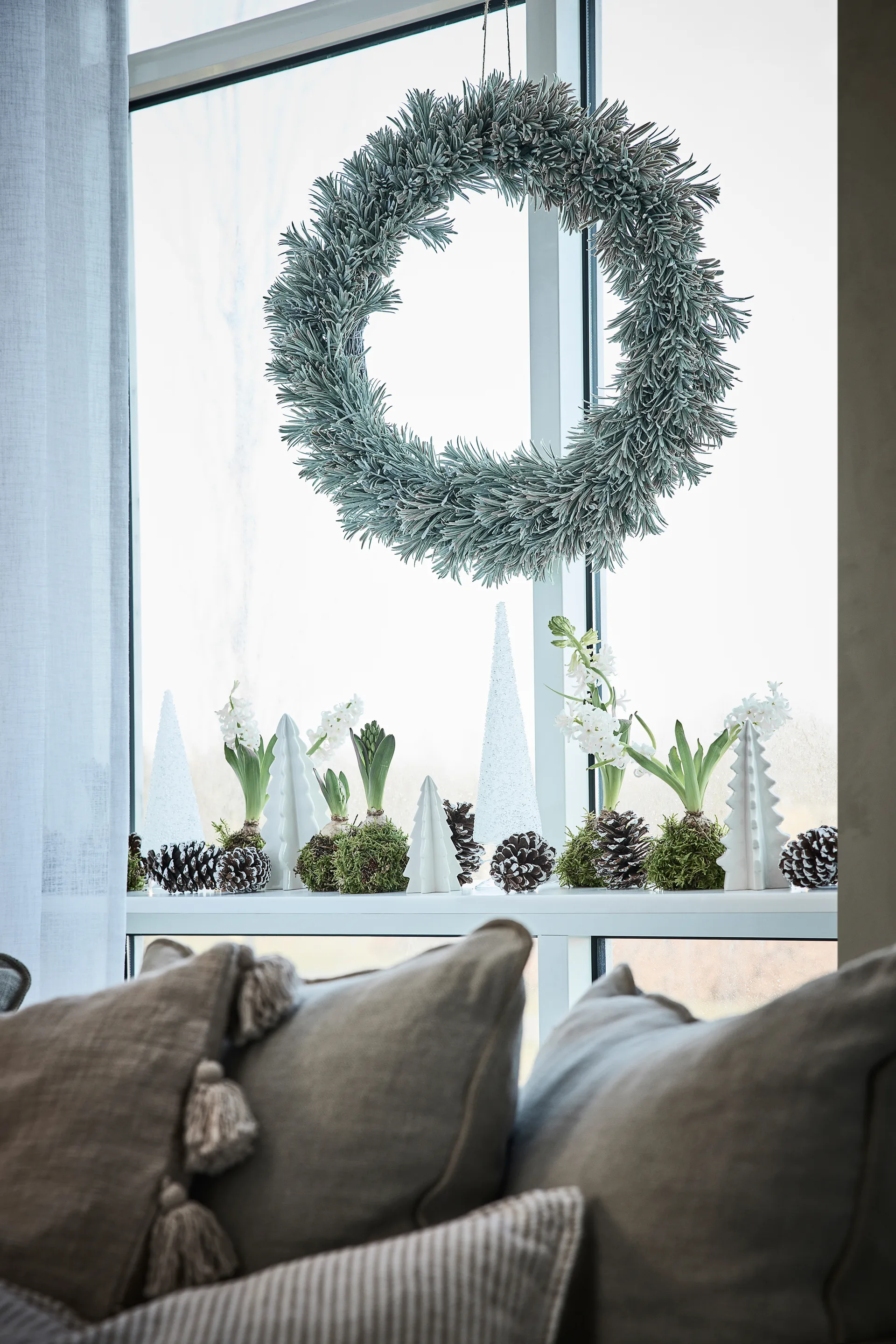 Molinne träd 16 cm, white Lene Bjerre