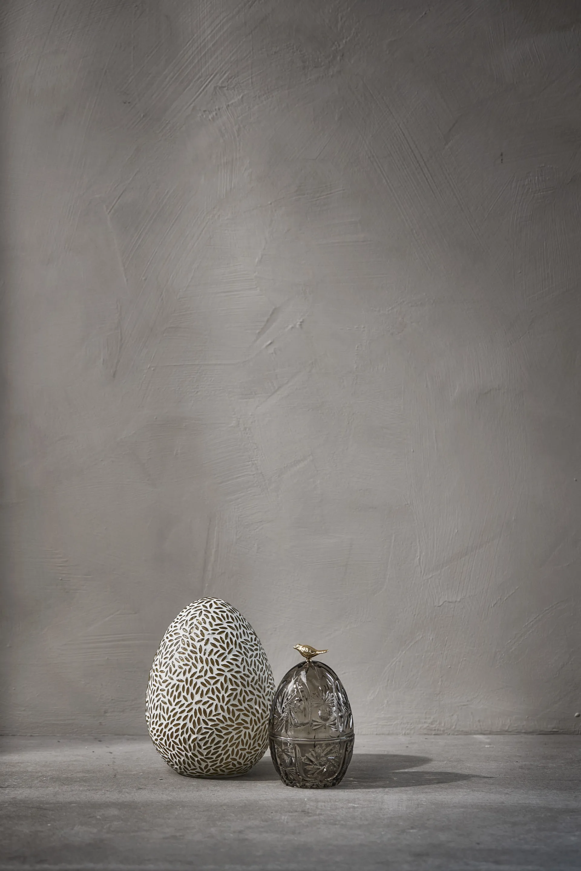Murilia påskeegg clear-white, 20 cm Lene Bjerre