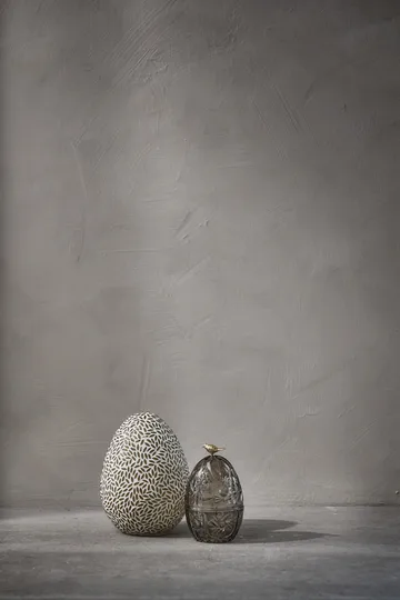 Murilia påskeegg clear-white - 20 cm - Lene Bjerre