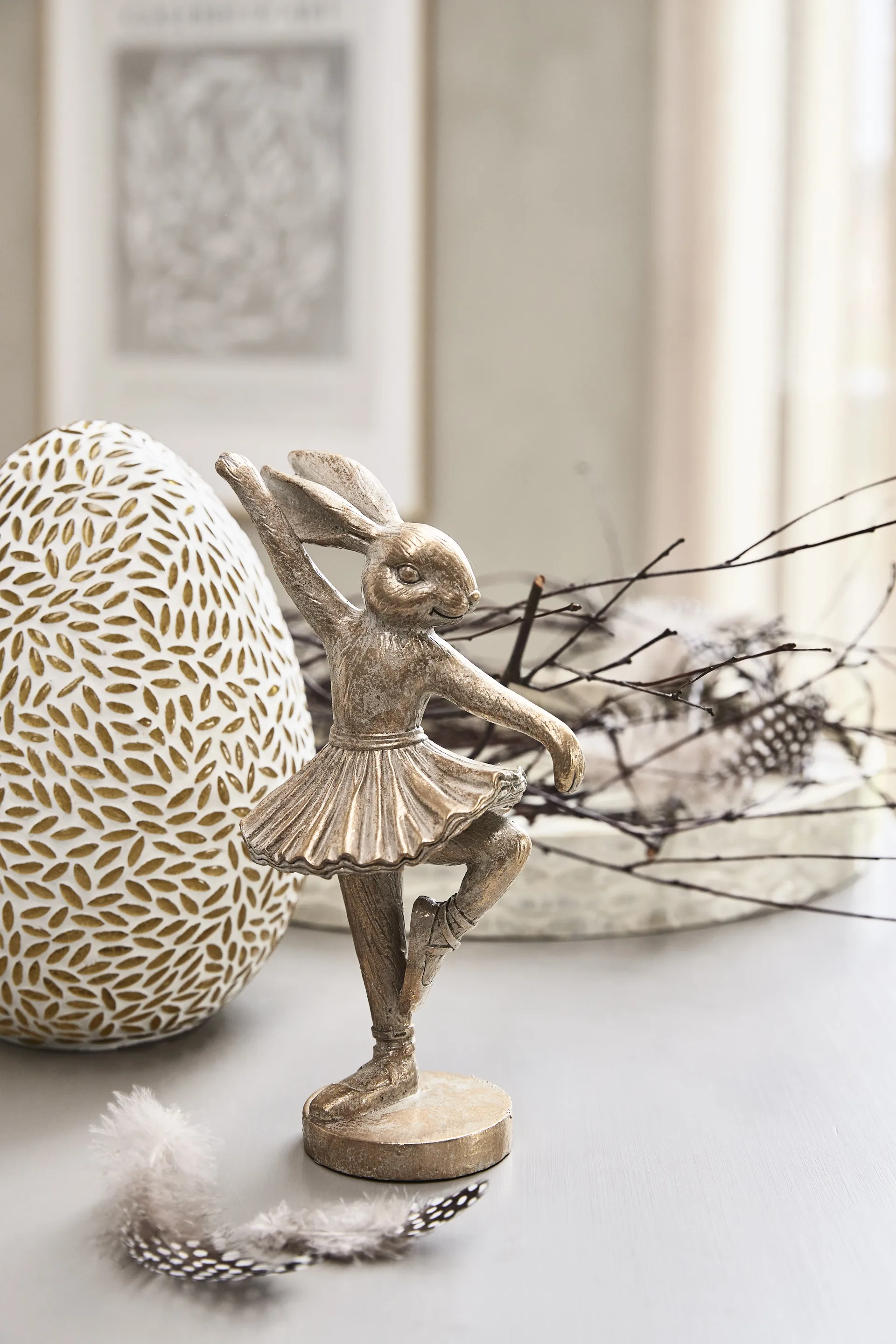 Murilia påskeegg mellow-white, 20 cm Lene Bjerre
