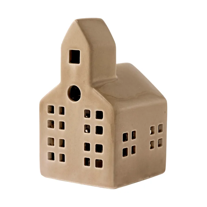 Mythel lyslykt - Beige, 8,7x8,5x14,2 cm - Lene Bjerre