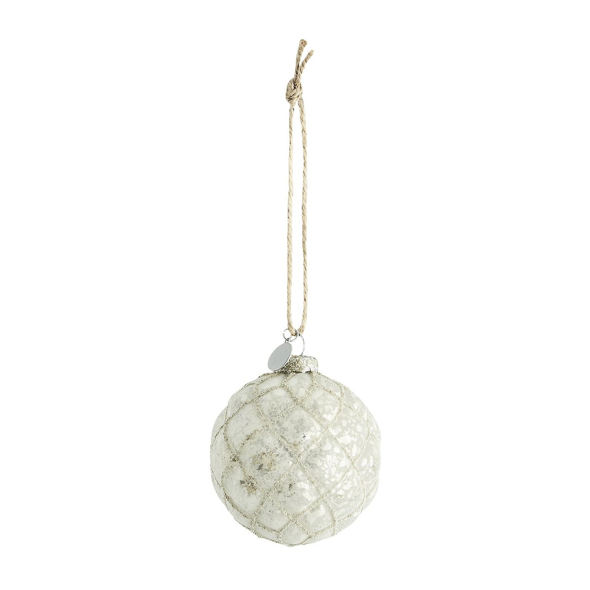 Lene Bjerre Norille julekule Ø8 cm Off White
