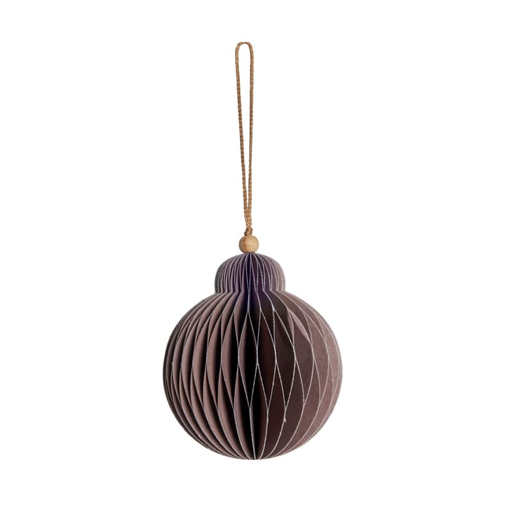 Paline dekorasjonsheng Ø10 cm - Dark rose-silver - Lene Bjerre