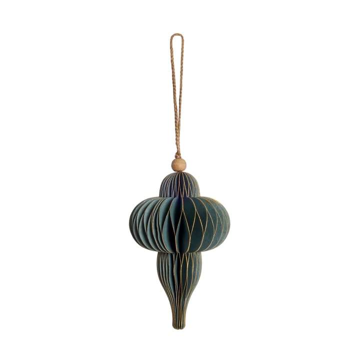 Paline dekorasjonsheng 10 cm - Green-silver - Lene Bjerre