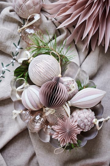 Palisia dekorasjonsstjerne Ø60 cm - Dark rose - Lene Bjerre