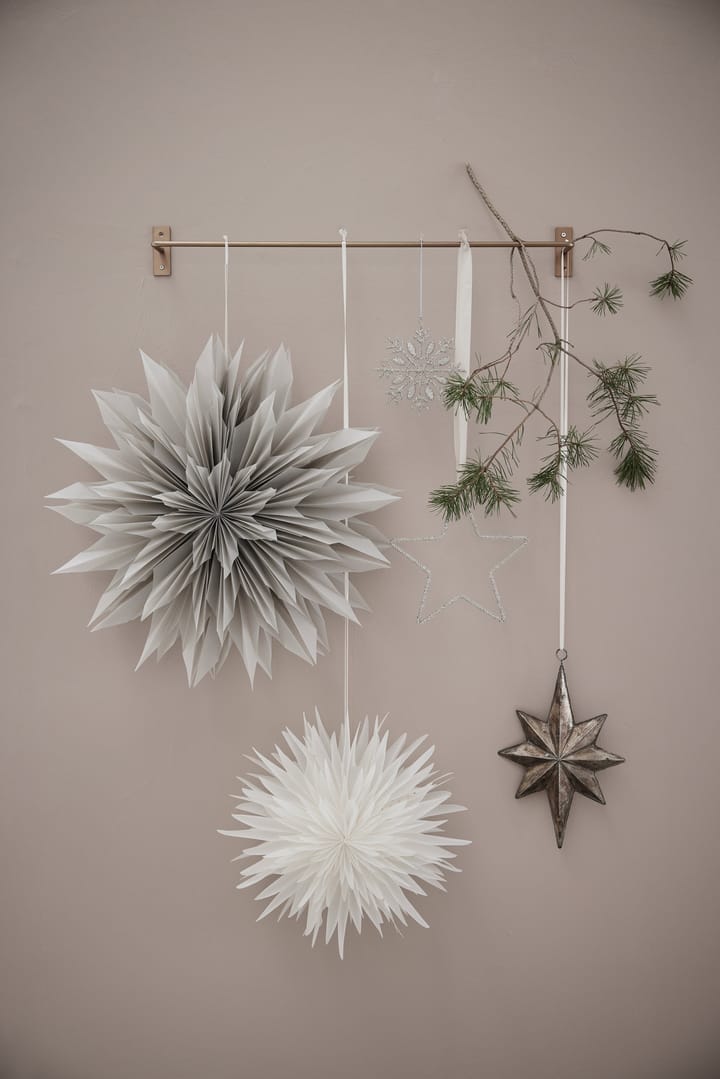 Palisia dekorasjonsstjerne Ø60 cm, Light grey Lene Bjerre