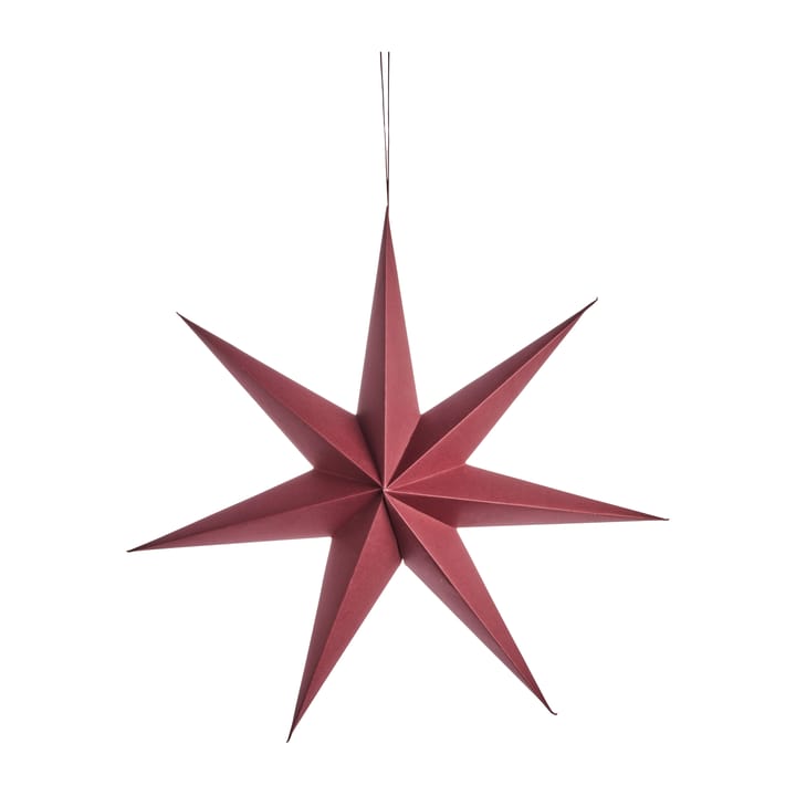 Pappia stjärna 40 cm - pomegranate - Lene Bjerre