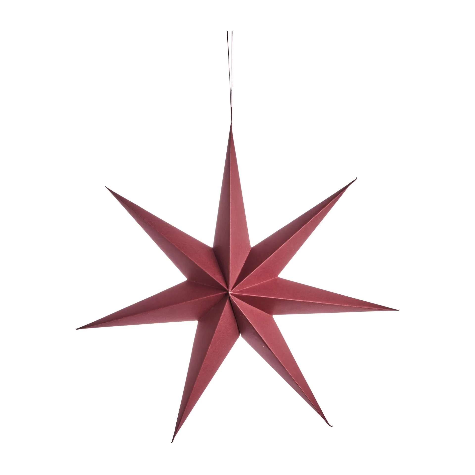Pappia stjerne 40 cm, pomegranate Lene Bjerre