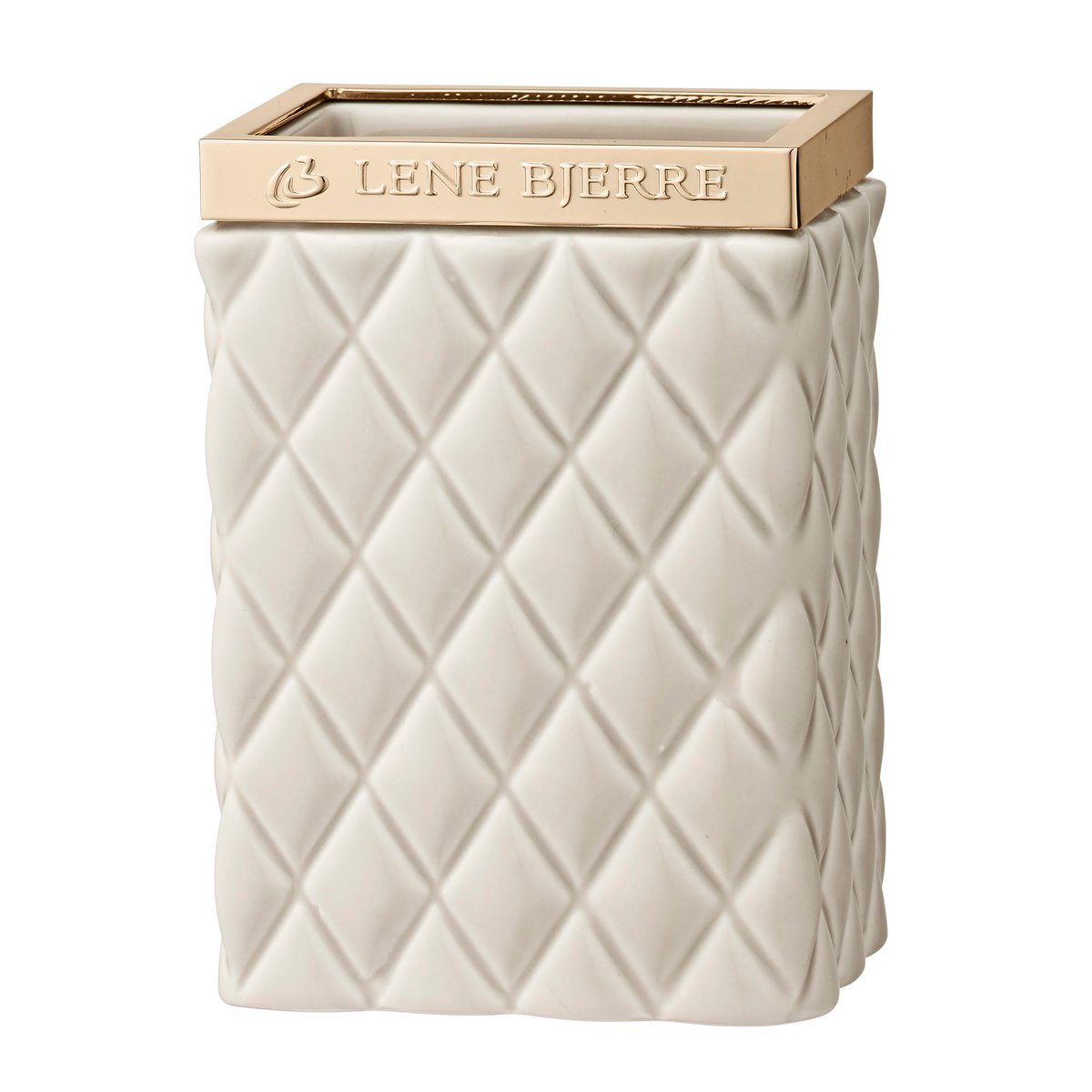 Lene Bjerre - Portia tannbørsteholder 11 cm brun sand