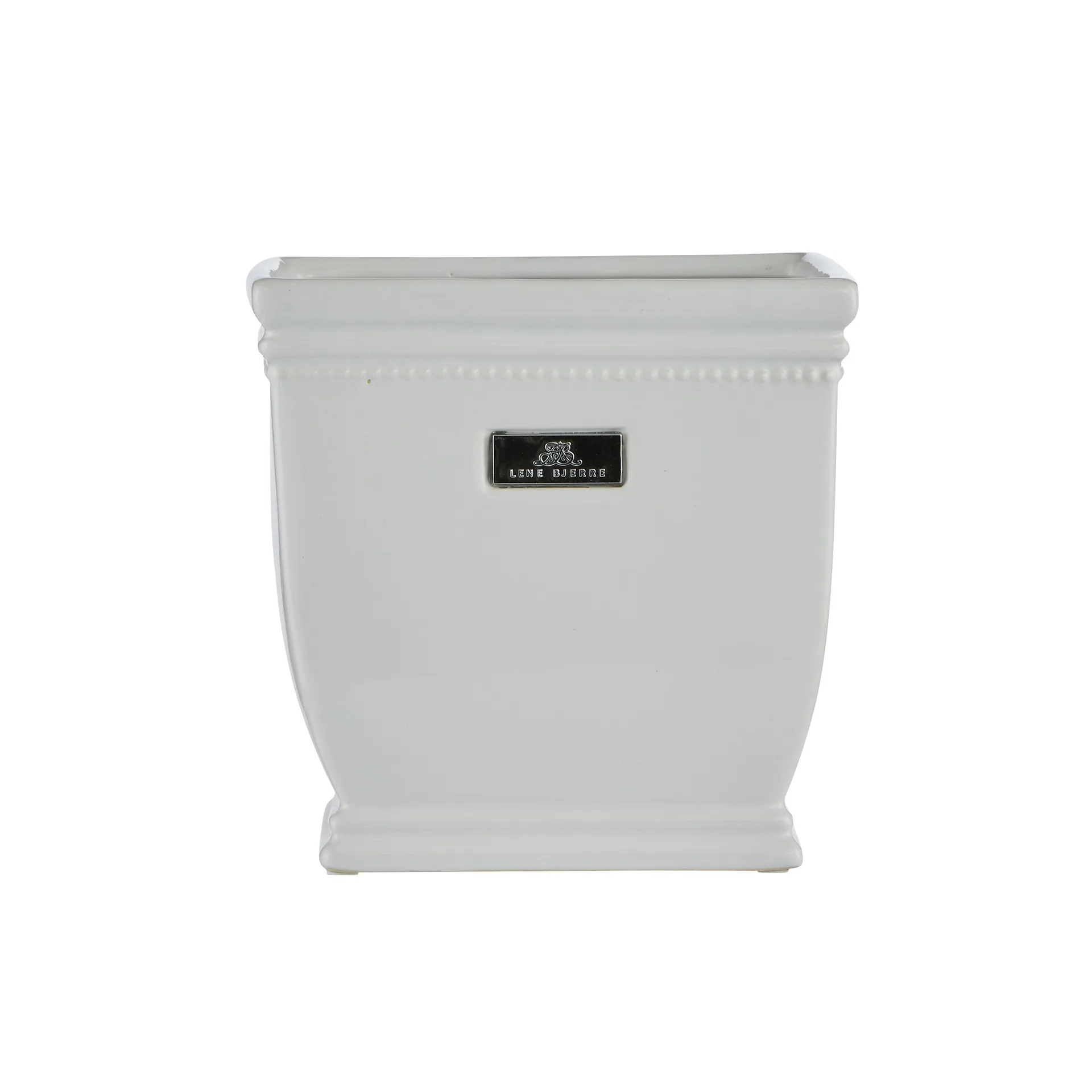 Portilia krukke 19 cm, White Lene Bjerre