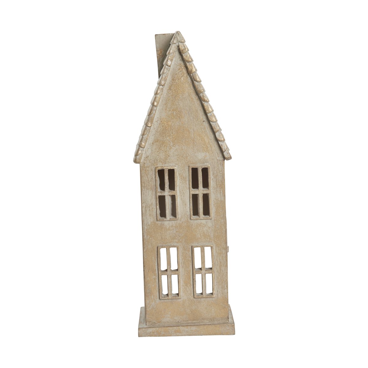Lene Bjerre Seholia dekorasjonshus 28 cm Antique Light gold