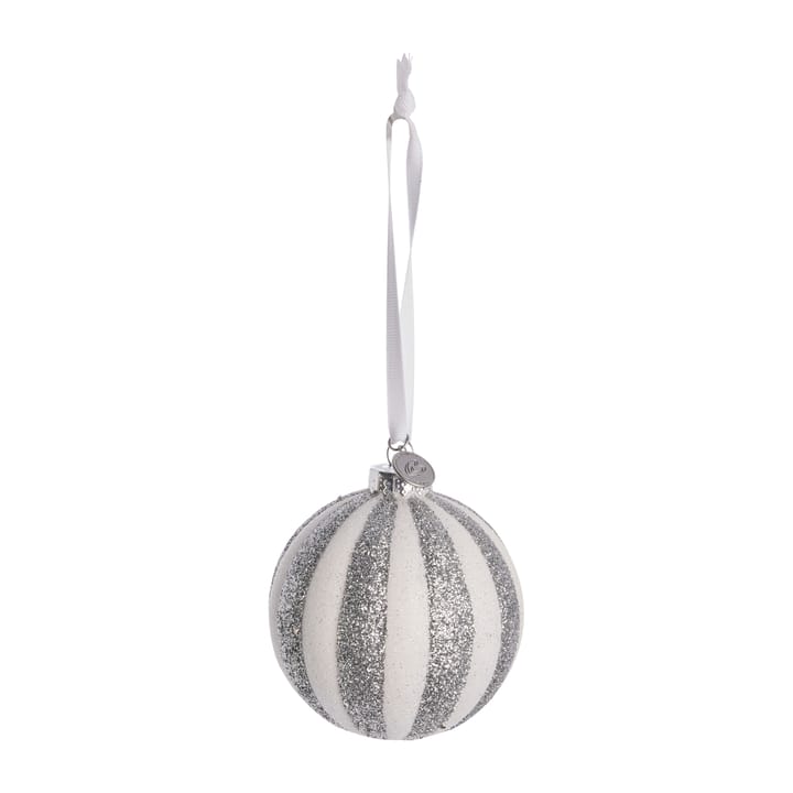 Selvie julkula Ø8 cm - white-silver - Lene Bjerre