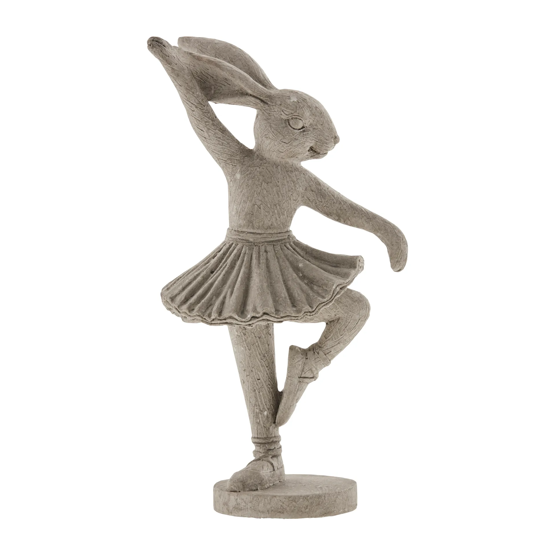 Semina figurin dansende hare 20 cm, Grey Lene Bjerre