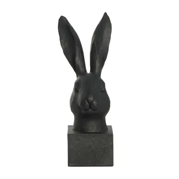 Semina påskehare byste 26 cm - Black - Lene Bjerre