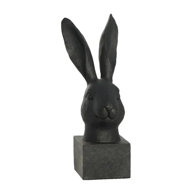 Semina påskehare byste 26 cm, Black Lene Bjerre