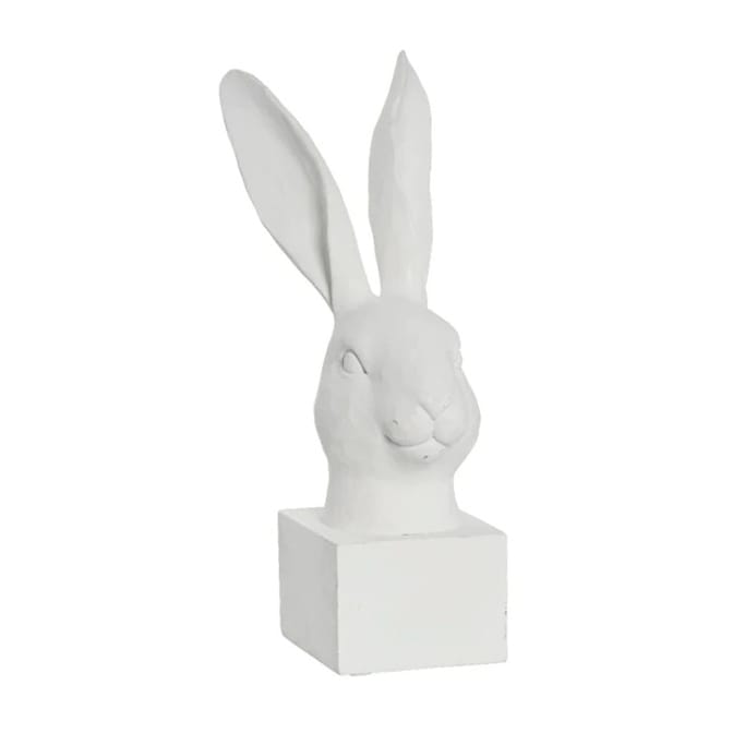 Semina påskehare byste 26 cm, White Lene Bjerre