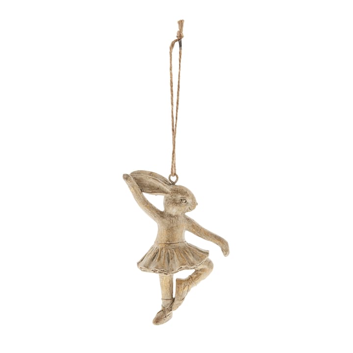 Semina påskepynt dansende hare, Light gold Lene Bjerre