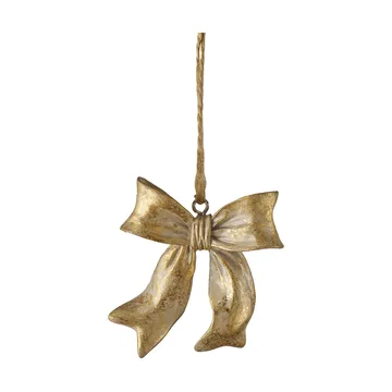 Serafina bow anheng - Gullfarget, 6x2,5x6,7 cm - Lene Bjerre